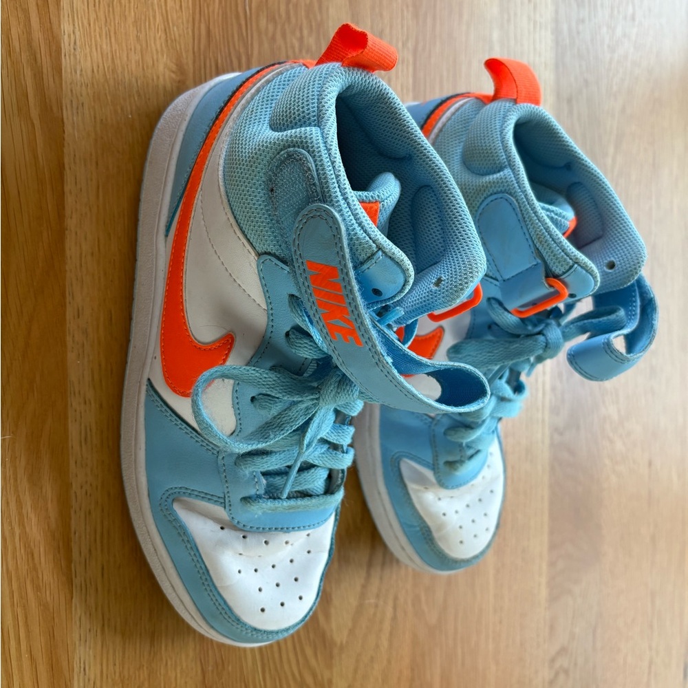 Nike Kids Sneakers - Light Blue and Orange - Picture 3 of 6